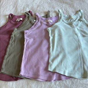 Madewell womensTank Tops - Purple, Green, Cream